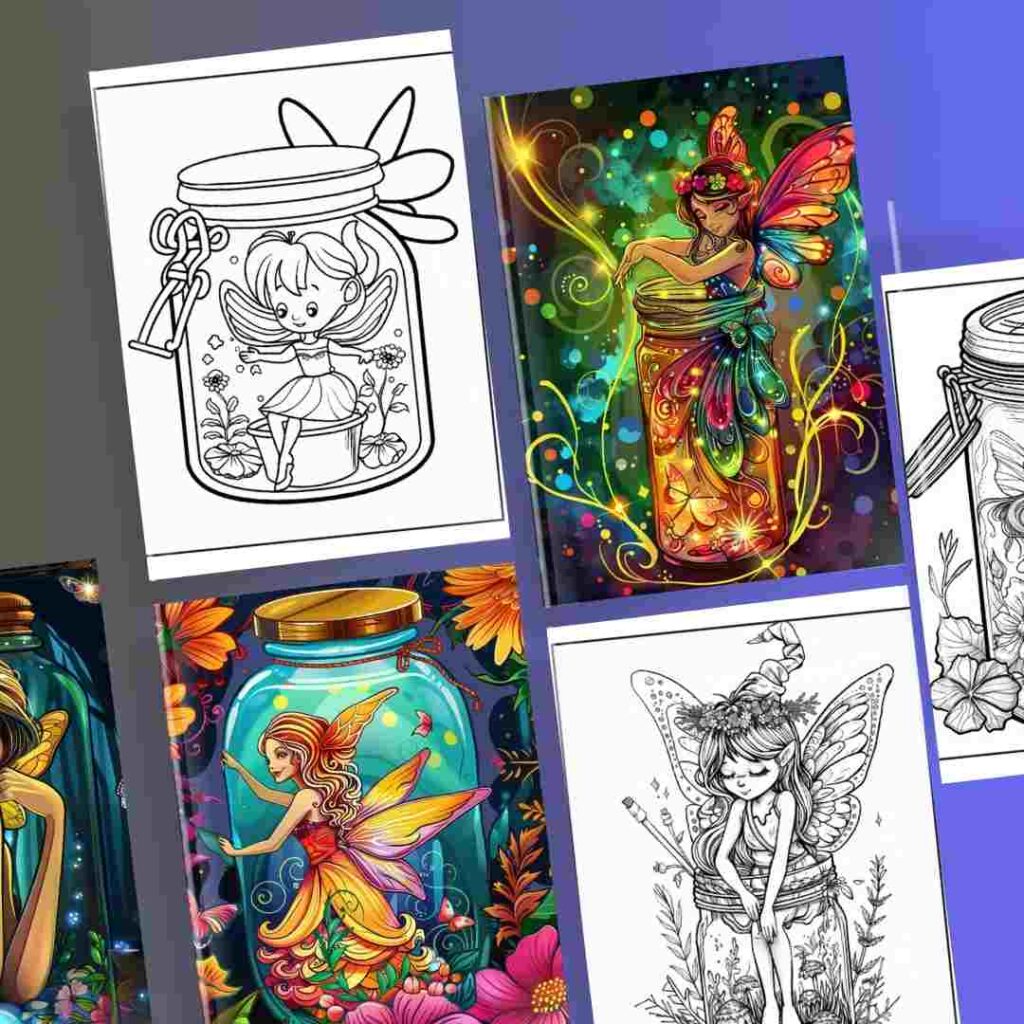 Fairy Coloring Sheet Sample 5