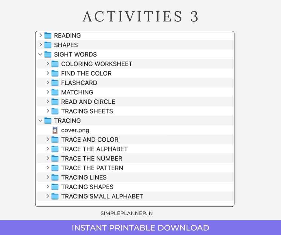 Activity files 3