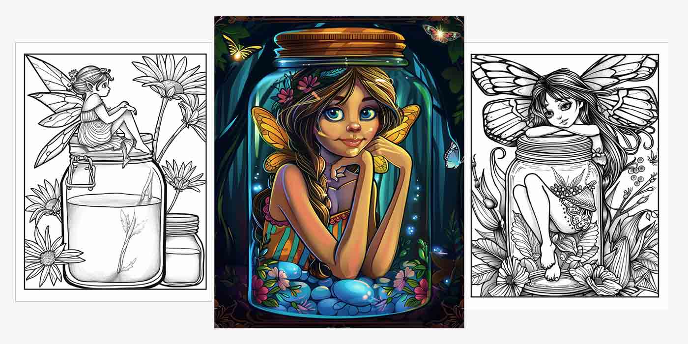 Fairy Color Sheets